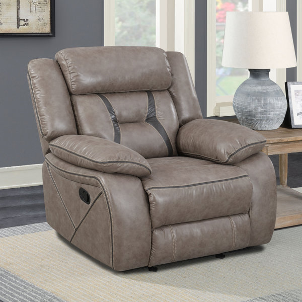 Wildon Home® Folden Faux Leather Recliner | Wayfair